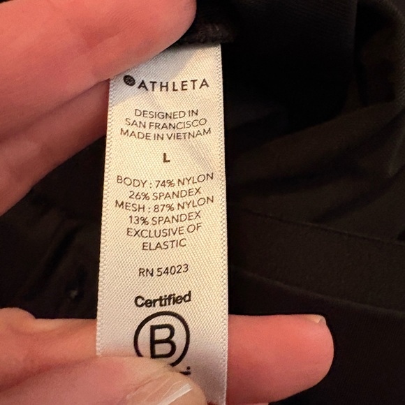 Athleta Black Venice Pintuck Ankle Pants - Picture 7 of 8